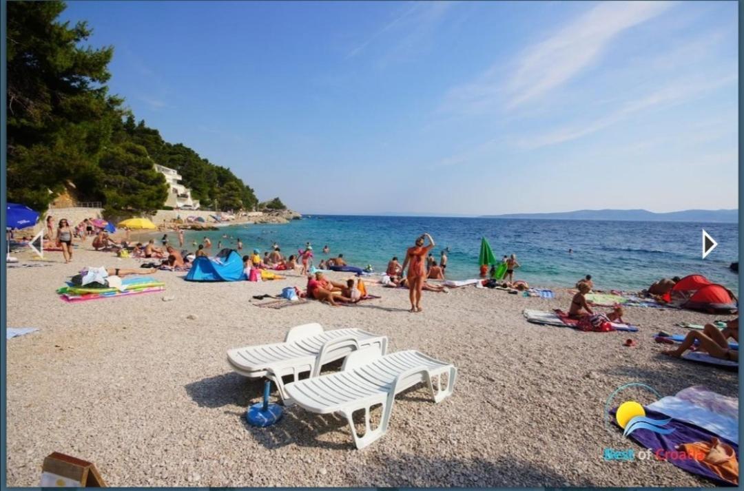 Apartmani Mares - 20 M From The Beach Brela Dış mekan fotoğraf